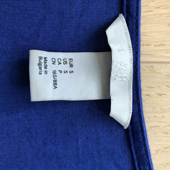 H&M Blue cowl neck tshirt - Picture 3 of 6